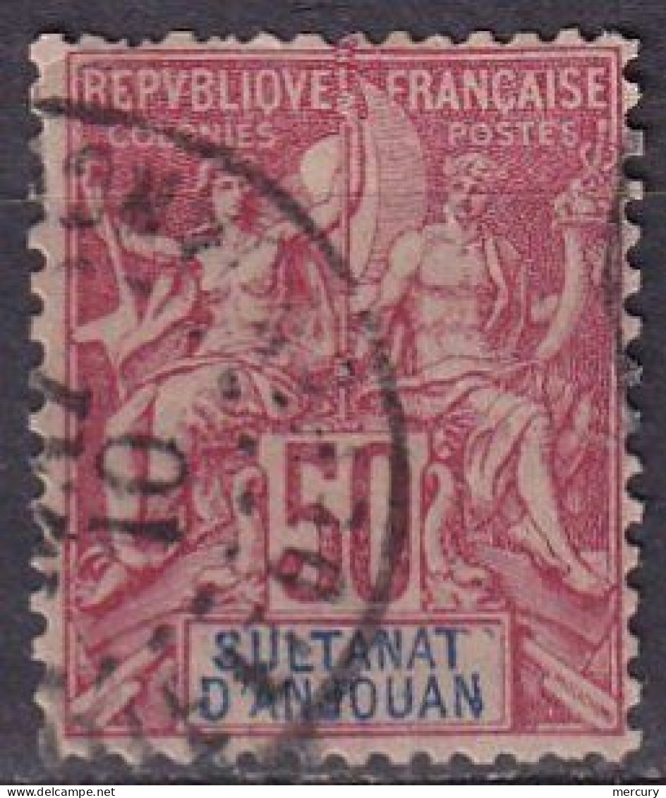 ANJOUAN - 50 C. Groupe - Used Stamps