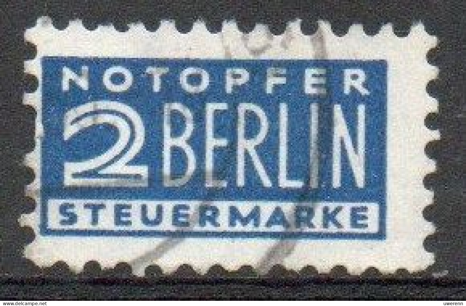 BRD 1950. Notopfer Berlin, Mi 7, Gestempelt - Usados