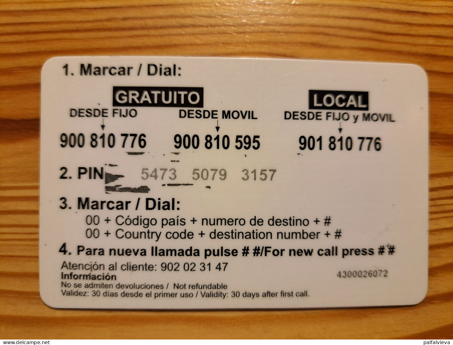 Prepaid Phonecard Spain, Sunset Eurocard - Otros & Sin Clasificación