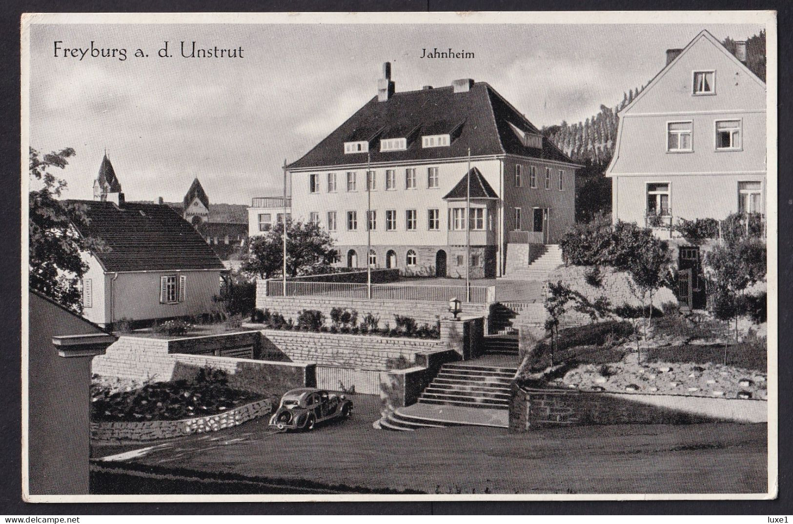 GERMANY ,  Freyburg  ,  Car ,    OLD  POSTCARD - Freyburg A. D. Unstrut