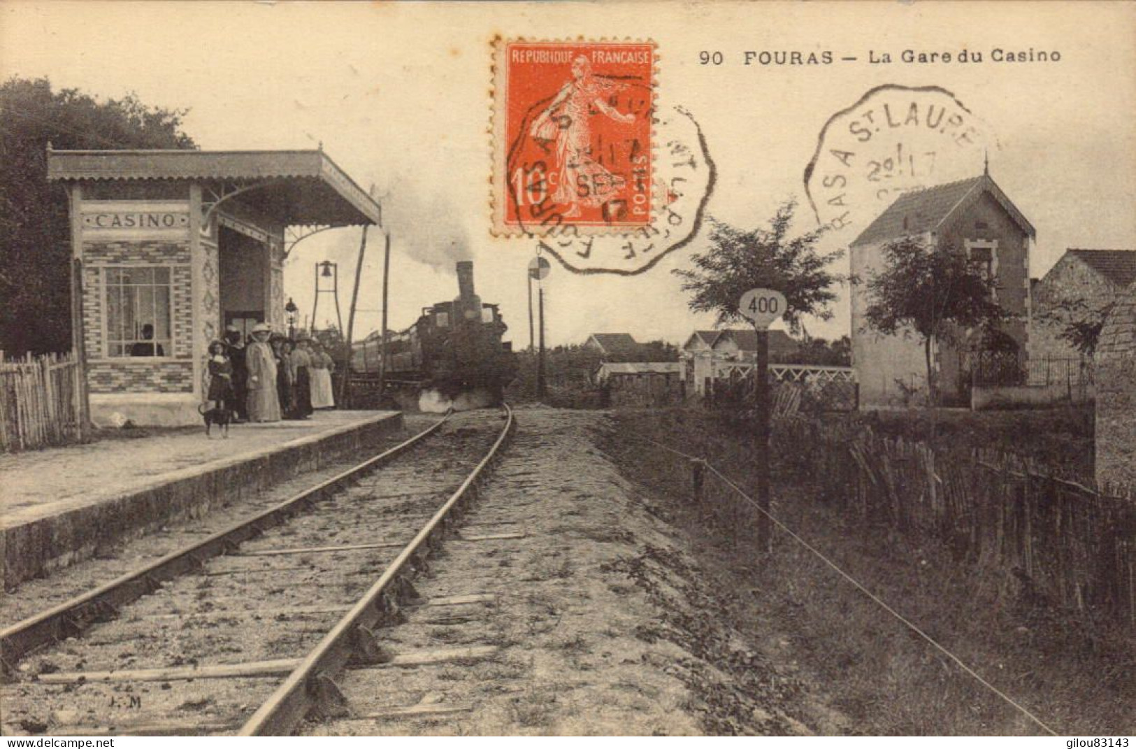 Charente Maritime, Fouras Les Bains, La Gare Du Casino - Fouras-les-Bains