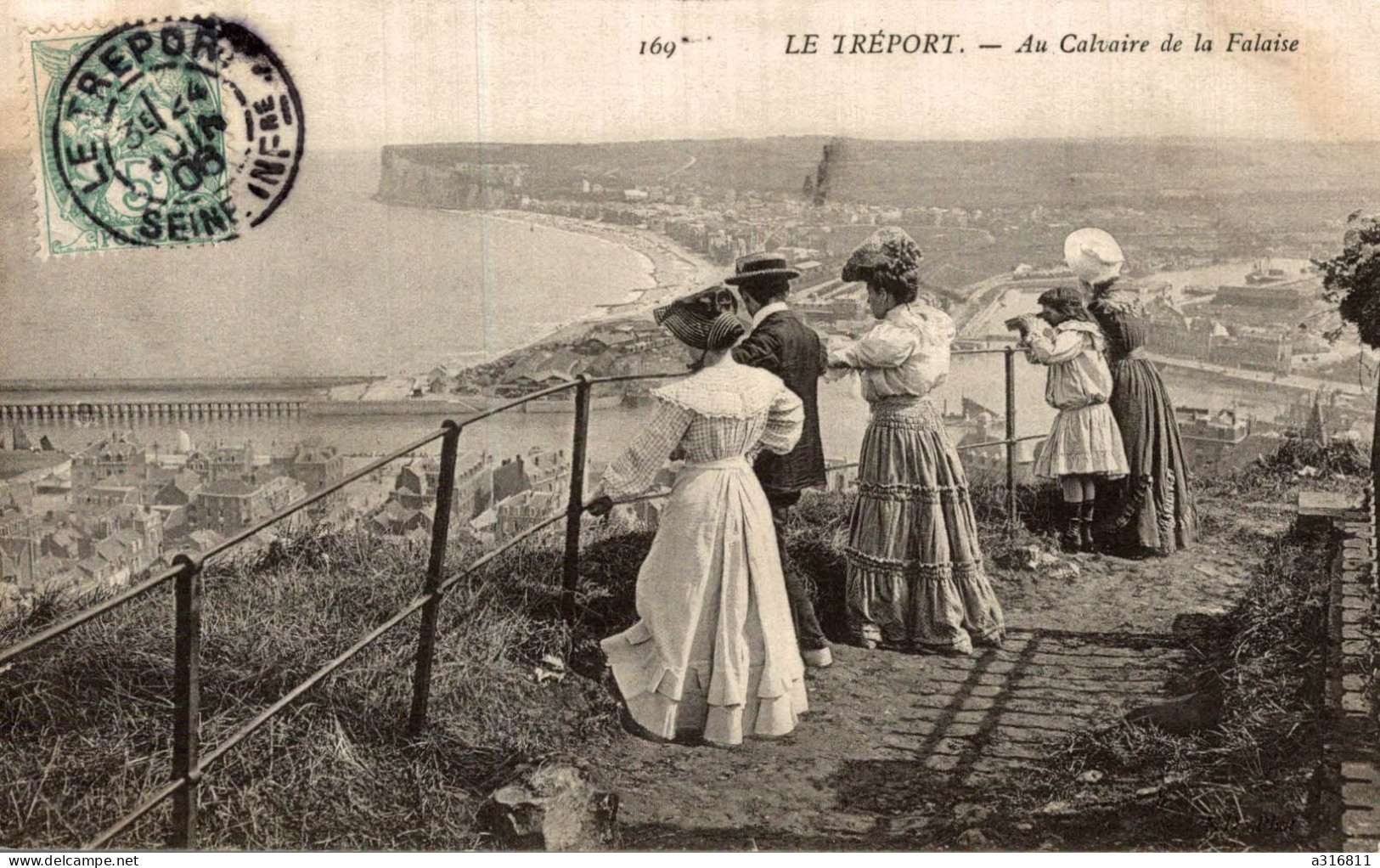 Le Tréport Au Calvaire De La Falaise - Le Treport