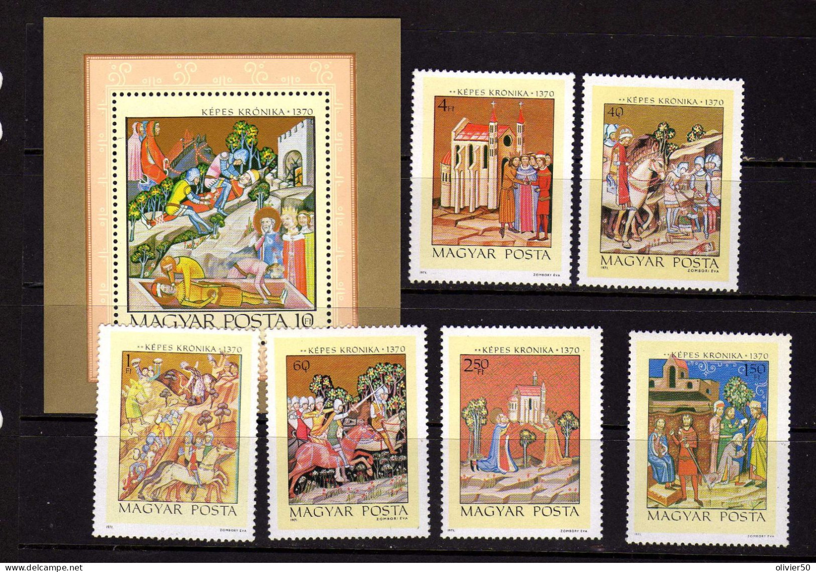 Hongrie - 1971 - Art - Histoire -  Neufs** - MNH  - - Nuevos