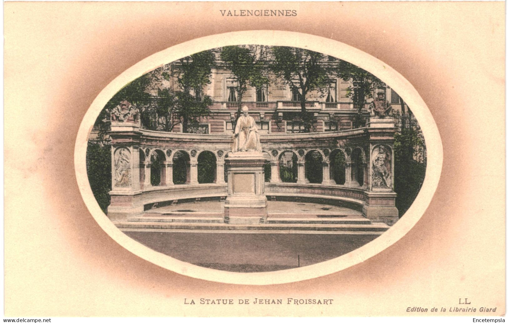 CPA Carte Postale France  Valenciennes Statue De Jean Froissart   VM80067 - Valenciennes