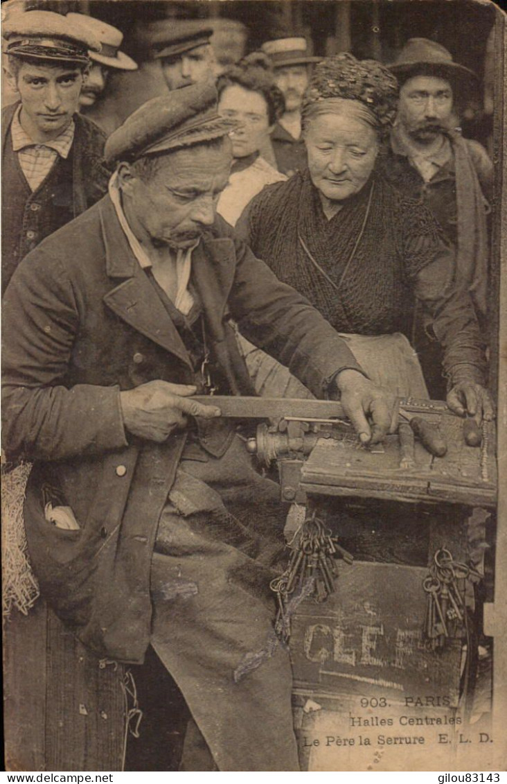 Paris, Halles Centrale, Le Pere La Serrure - Petits Métiers à Paris