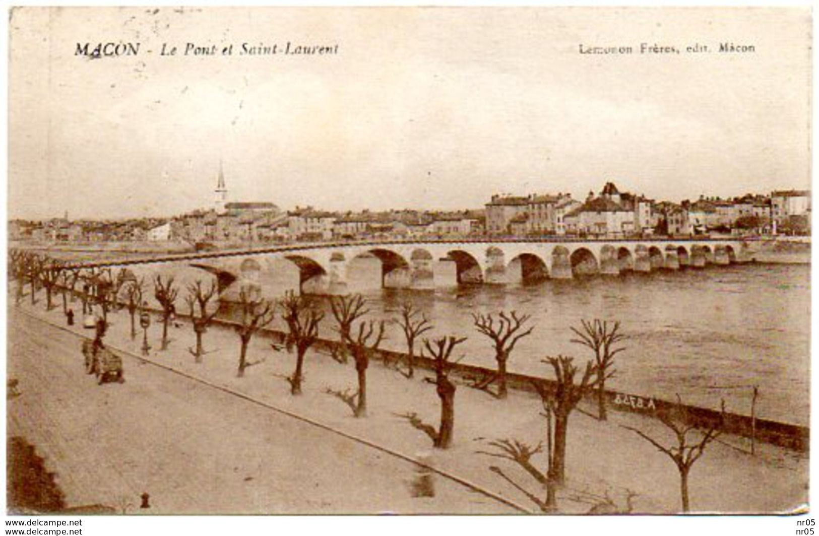 71 - MACON - Le Pont Et Saint Laurent   ( Saone Et Loire ) - Macon