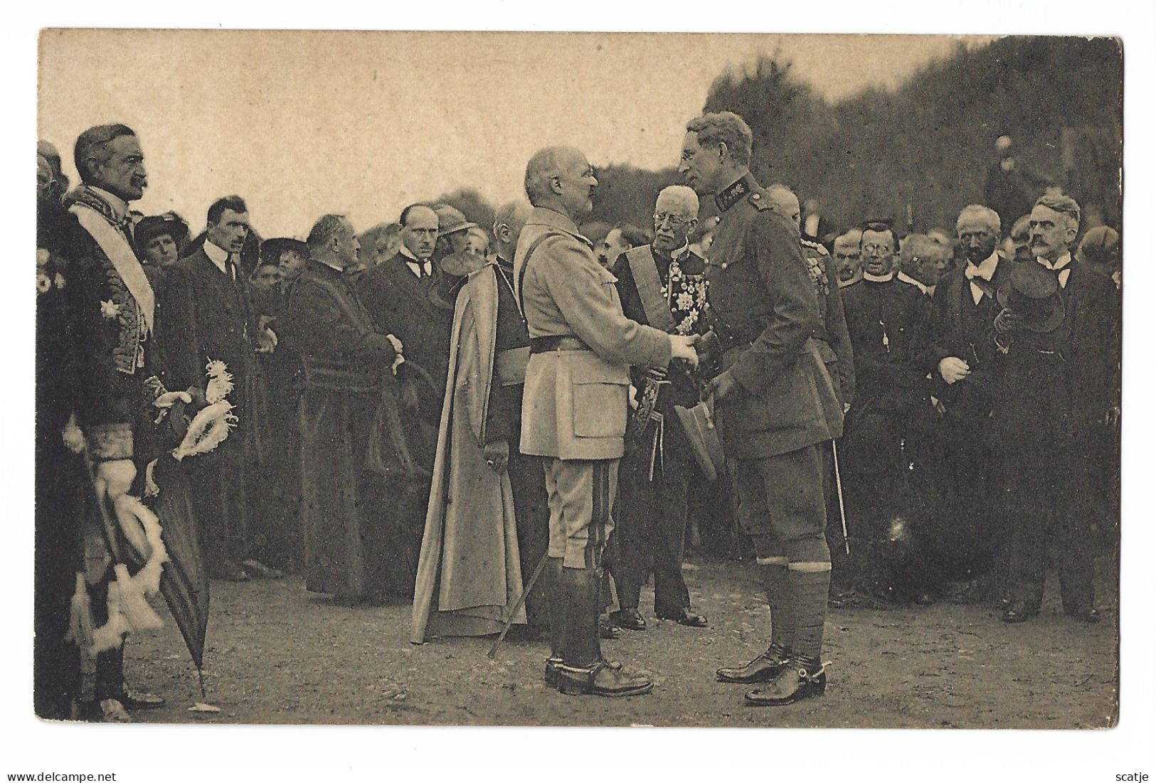 Rossignol   -   Manifestation Patriotique Des 18 Et 19 Juillet 1920.  -  Le Roi Et Le  Général  Messimy - Tintigny