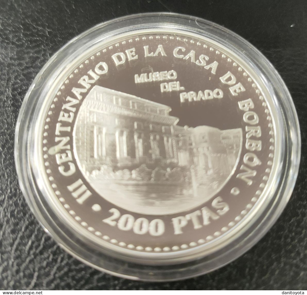 ESPAÑA. AÑO 1998. 2000 PTAS PLATA FERNANDO VII. PESO 27,2 GR - 2 000 Pesetas