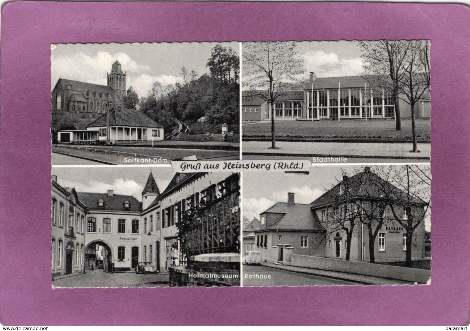 Grüß Aus Heinsberg  Selfkant-Dom  Stadthalle Heimatmuseum  Rathaus   Auto VW Käfer  Coccinelle VW - Heinsberg