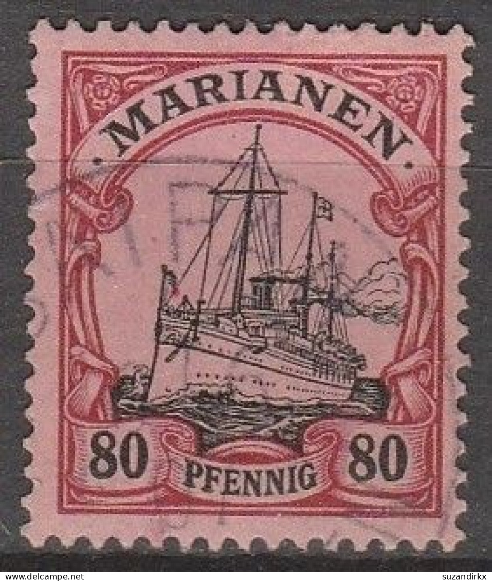 Marianen   .    Michel   .   15     .     O     .      Gestempelt - Isole Marianne