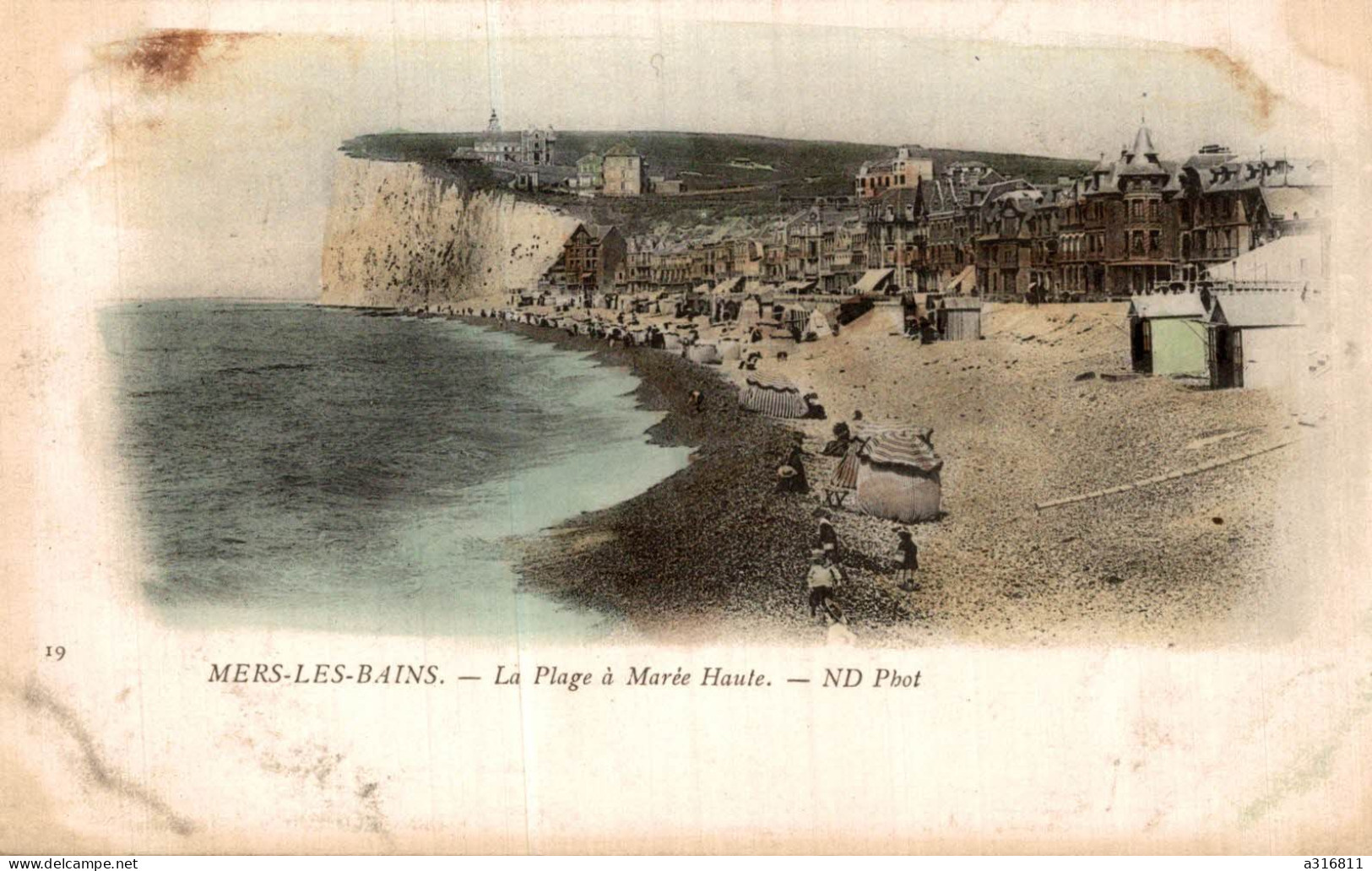 Mers Les Bains La Plage A Marée Haute - Mers Les Bains