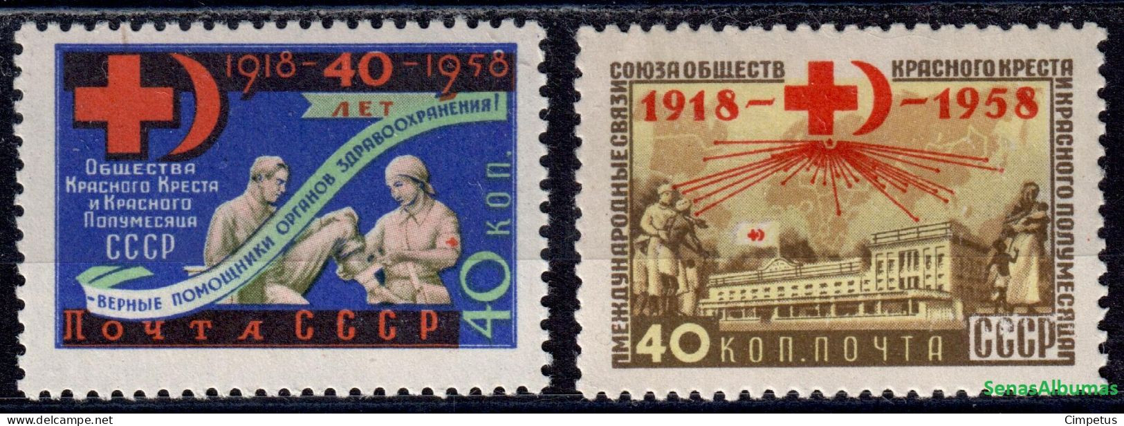 1958  USSR  CCCP   Mi  2142-43   MNH/** - Neufs