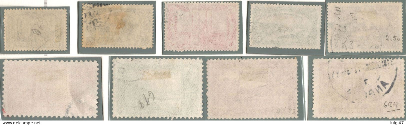 1920 - Impero Ottomano N° 617/625 - Used Stamps