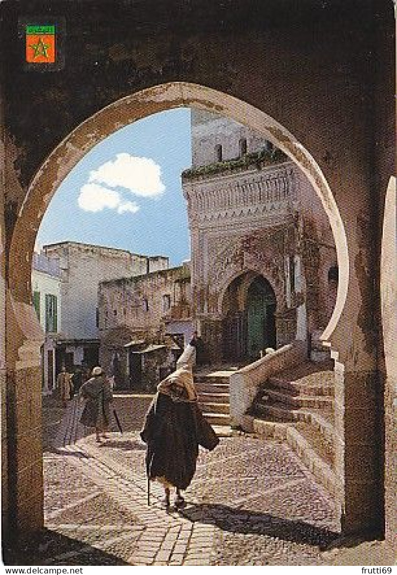 AK 215151 MAROC - Tetuan - Zauia Street And Cemetery Gate - Andere & Zonder Classificatie