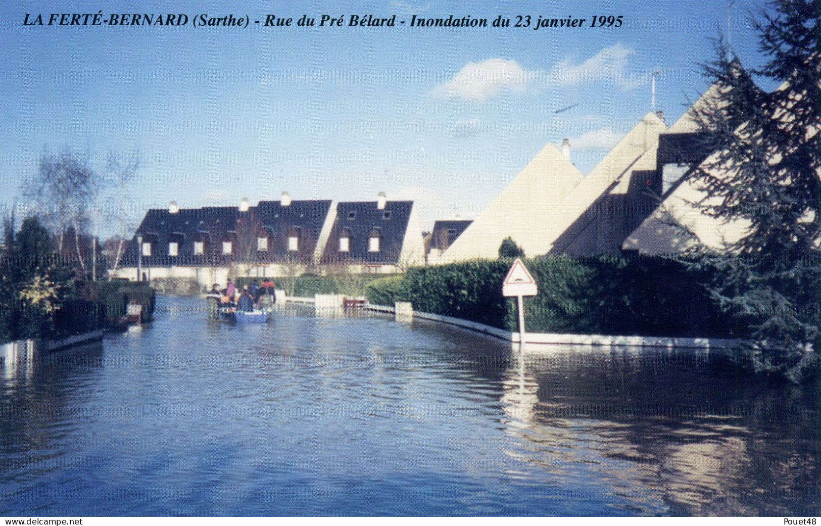 72 - LA FERTE BERNARD - Inondation 1995 - La Ferte Bernard