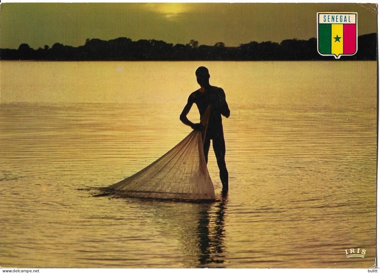 SENEGAL - Scène De Pêche Sur La Plage Au Soleil Couchant - Senegal