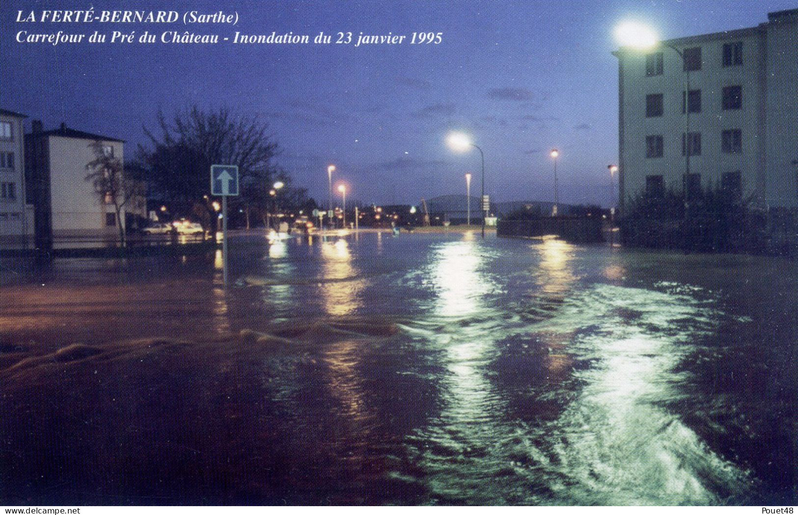 72 - LA FERTE BERNARD - Inondation 1995 - La Ferte Bernard