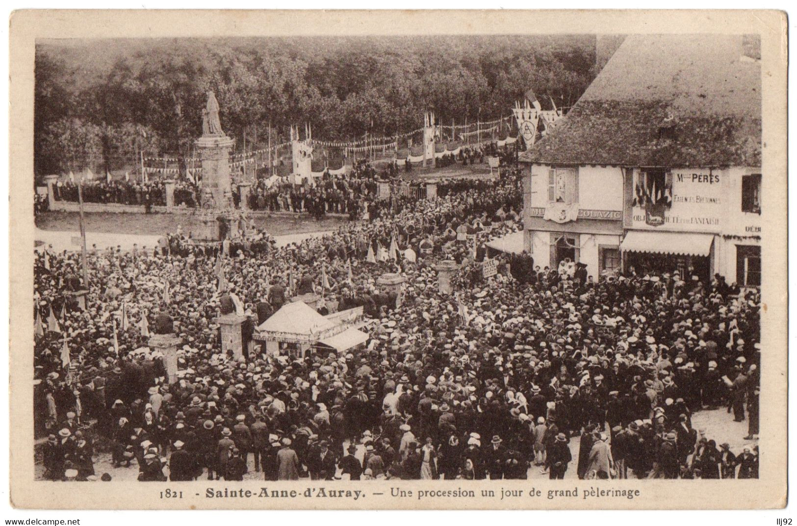CPA 56 - SAINTE ANNE D'AURAY (Morbihan) - 1821. Une Procession Un Jour De Grand Pelerinage - Ed. Laurent Nel - Sainte Anne D'Auray