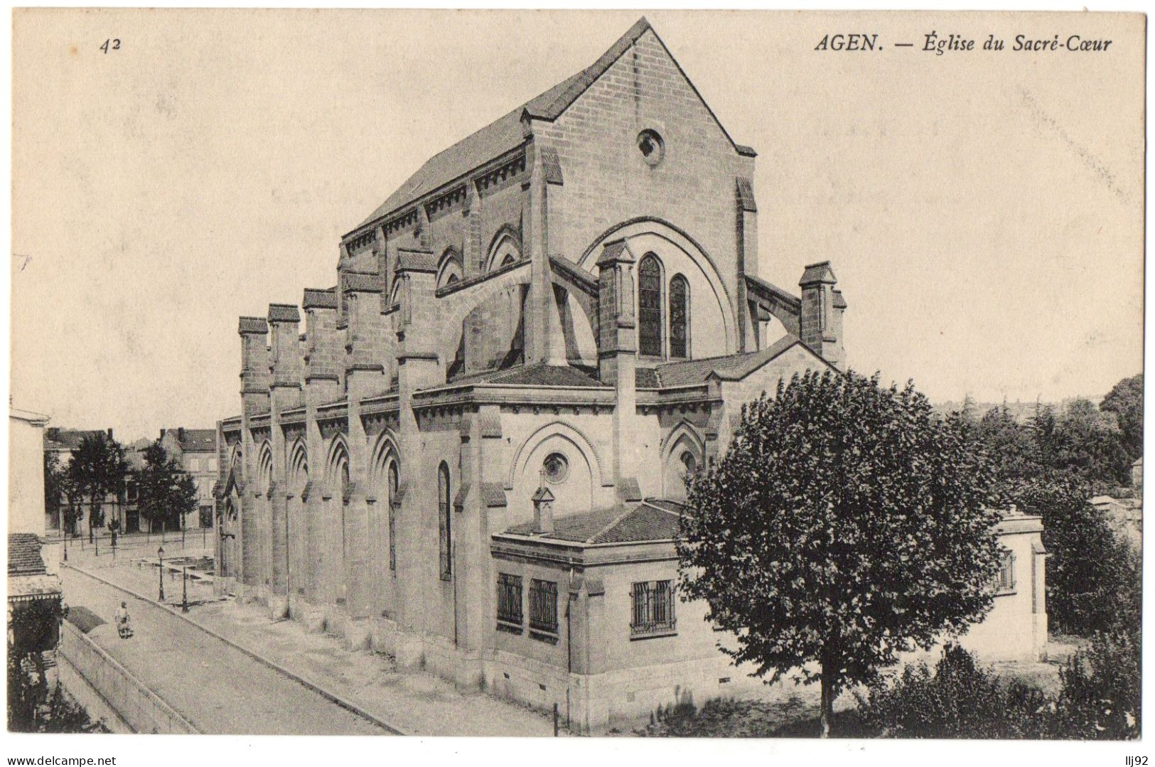 CPA 47 - AGEN (Lot Et Garonne) - 42. Eglise Du Sacré Coeur - Agen