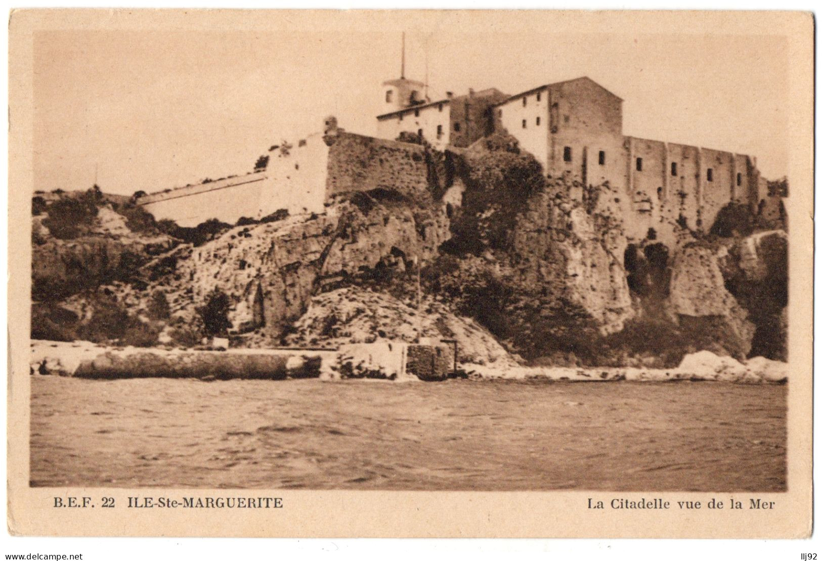 CPA 06 - ILE SAINTE MARGUERITE (Alpes Maritimes) - La Citadelle Vue De La Mer - B.E.F.22 - Cannes