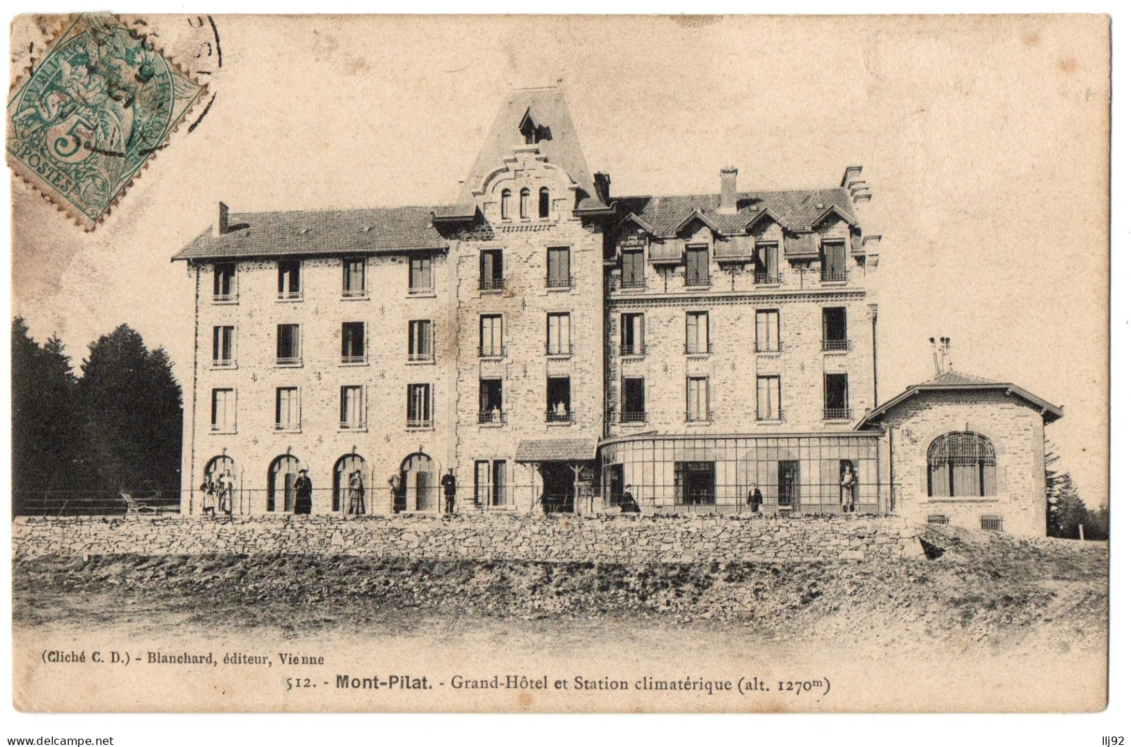 CPA 42 - Mont Pilat (Loire) - 512. Grand-Hôtel Et Station Climatérique - Mont Pilat