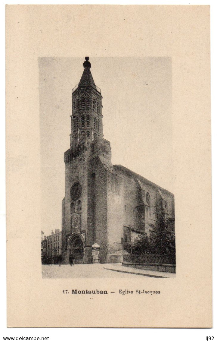 CPA 82 - MONTAUBAN (Tarn Et Garonne) - 17. Eglise Saint-jacques - Montauban