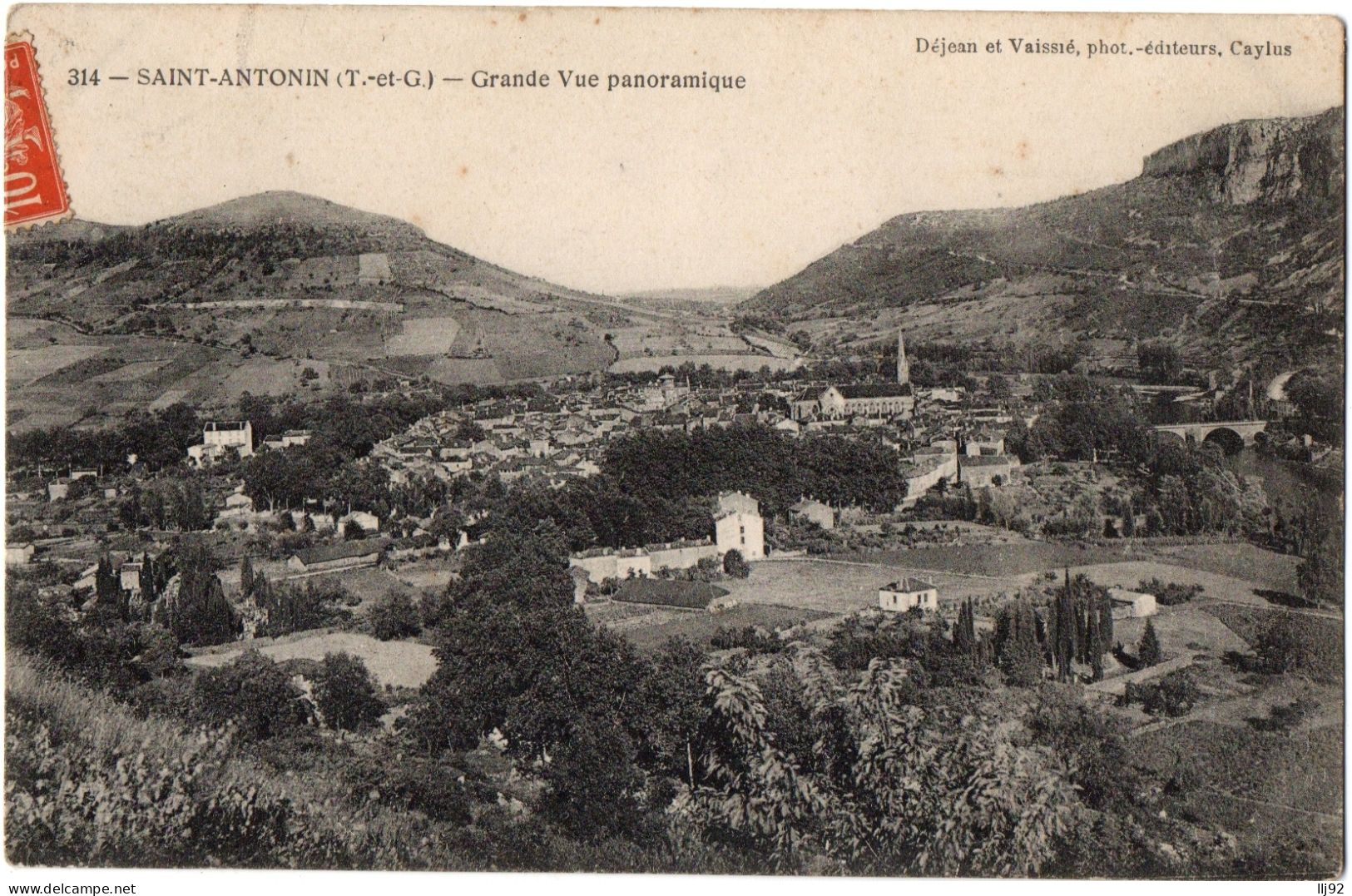 CPA 82 - SAINT ANTONIN (Tarn Et Garonne) - 314. Grande Vue Panoramique - Saint Antonin Noble Val