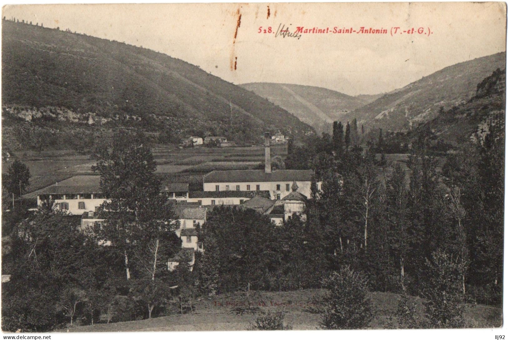 CPA 82 - MARTINET SAINT ANTONIN (Tarn Et Garonne) - 528. Usines - Saint Antonin Noble Val