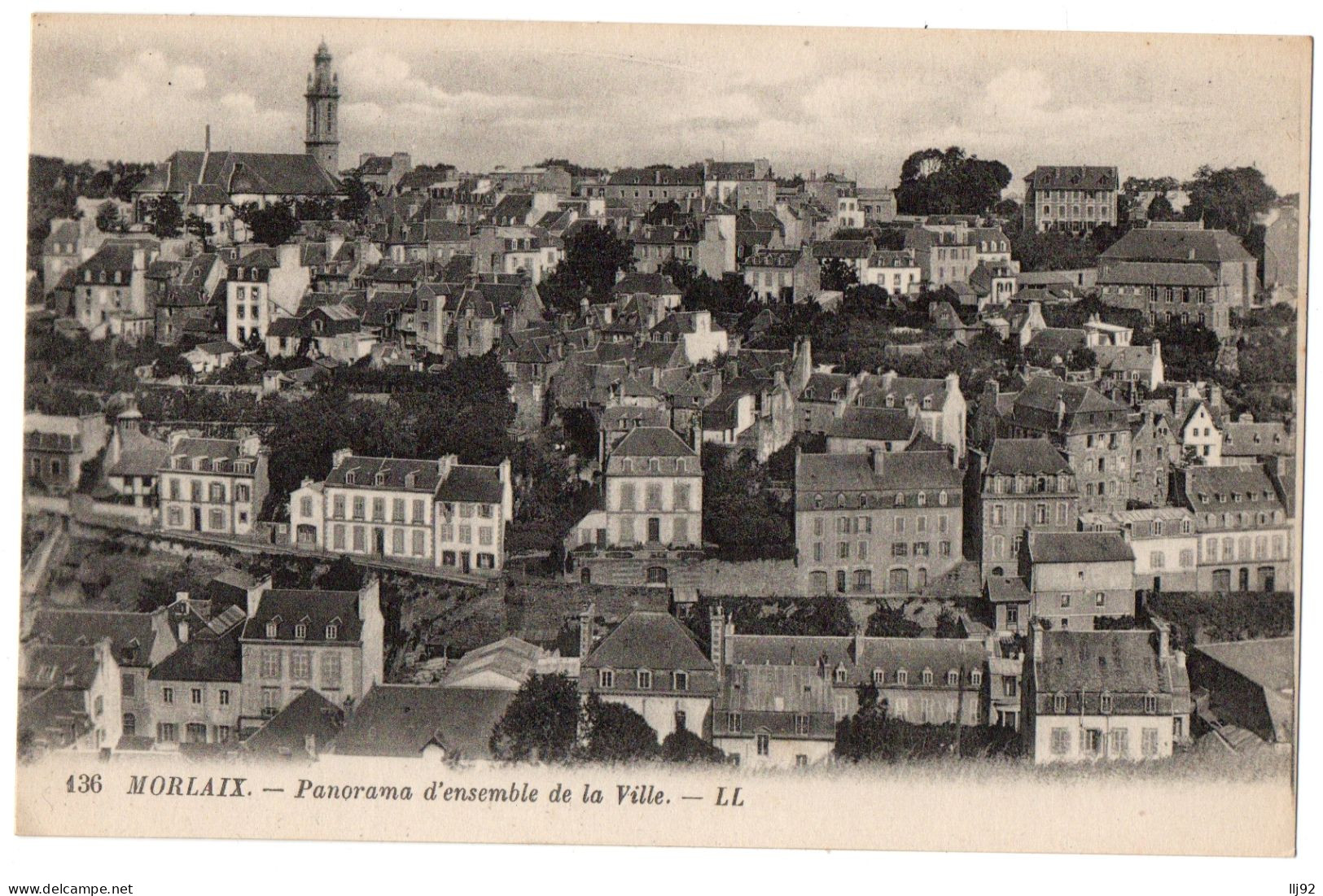 CPA 29 - MORLAIX (Finistère) - 136. Panorama D'ensemble De La Ville - LL - Morlaix