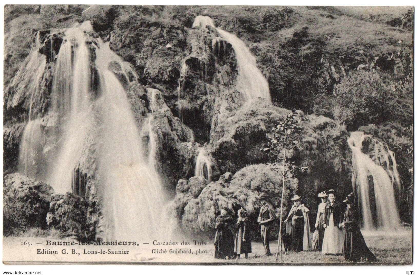 CPA 39 - Baume Les Messieurs (Jura) - 165. Cascades Des Tufs (petite Animation) - Baume-les-Messieurs