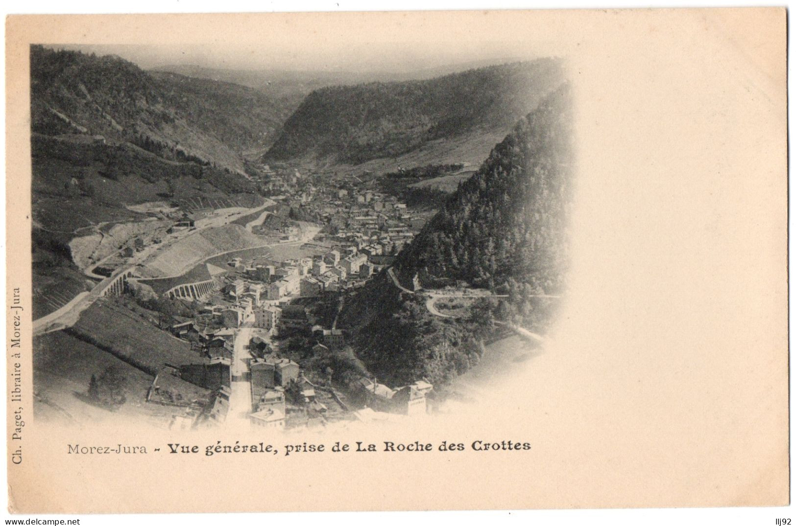 CPA 39 - MOREZ (Jura) - Vue Générale, Prise De La Roche Des Crottes - Dos Simple - Morez