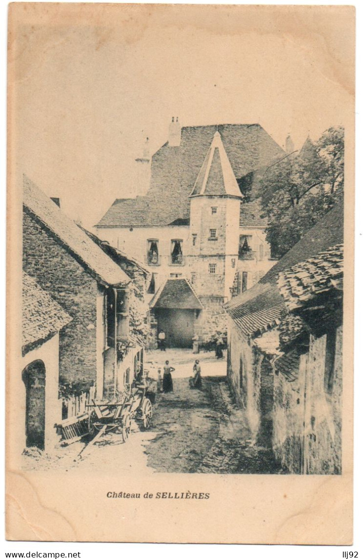 CPA 39 - SELLIERES (Jura) - Château De Sellières - Dos Simple - Autres & Non Classés