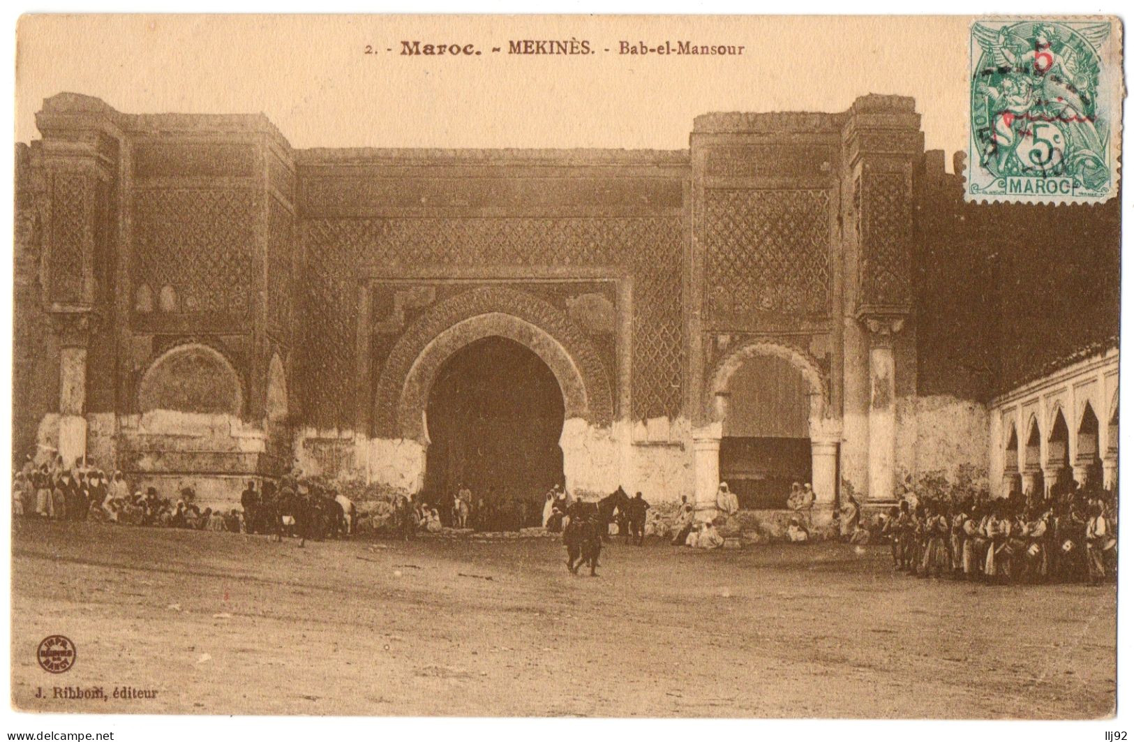CPA MAROC - MEKNES - 2. Bab-el-Mansour - Meknes