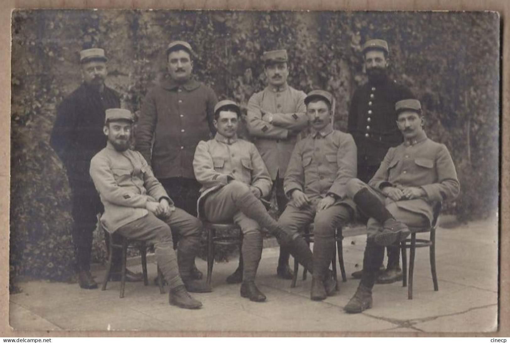 CARTE PHOTO MILITARIA - TB PLAN Groupe Militaires Du 14 ème Régiment INFANTERIE ? - Regiments