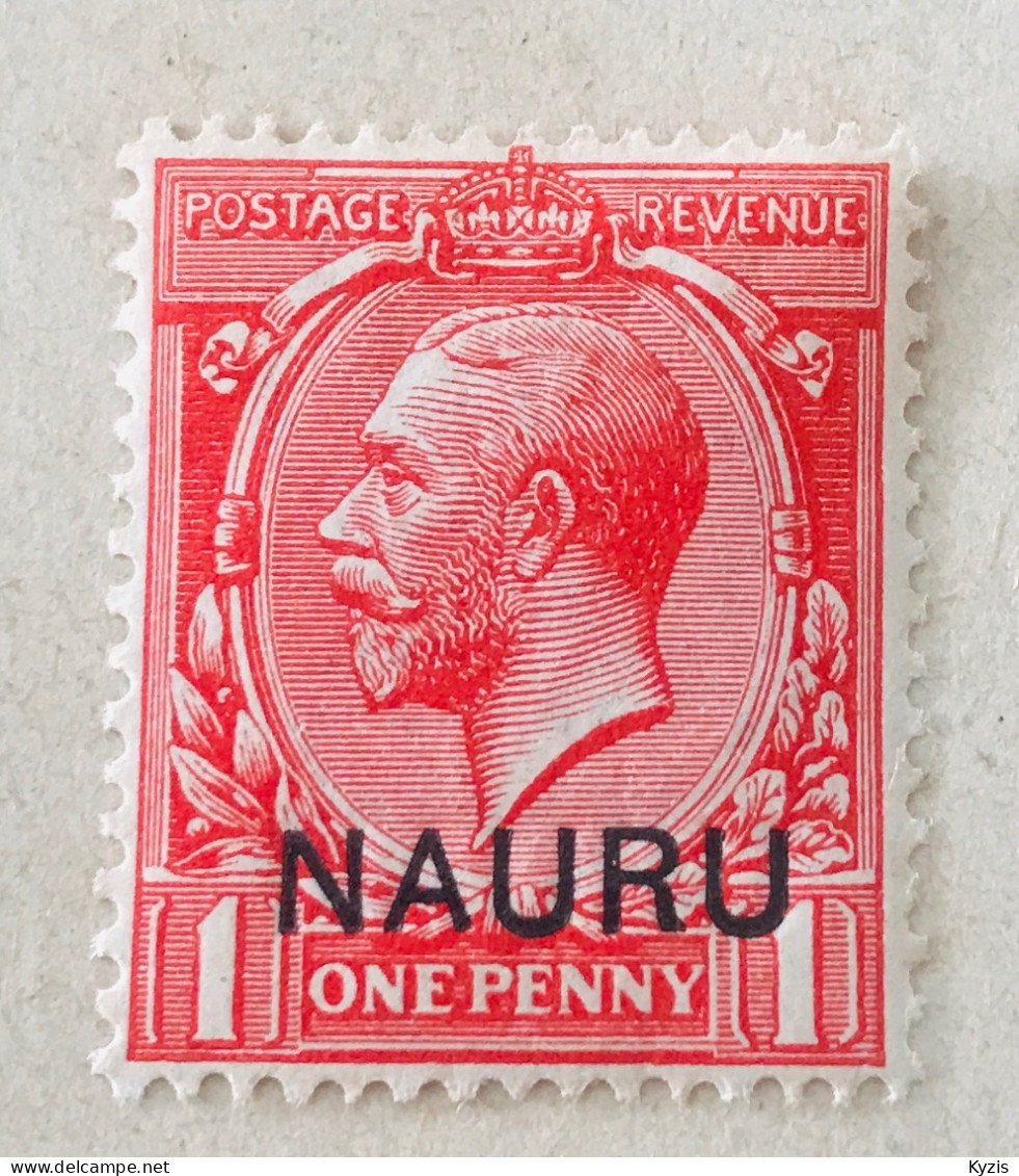 OCÉANIE - Nauru, 1916-1923, SC 1/2/4/6/7,  MLH, Très Bel Ensemble Avec Belles Dentelures - Nauru