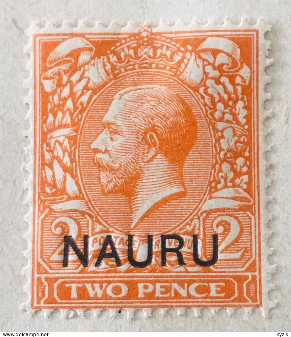 OCÉANIE - Nauru, 1916-1923, SC 1/2/4/6/7,  MLH, Très Bel Ensemble Avec Belles Dentelures - Nauru