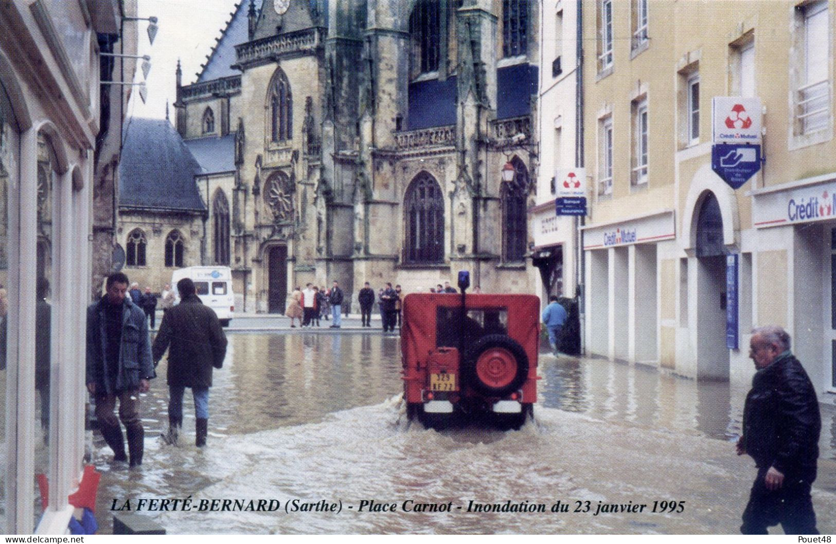 72 - LA FERTE BERNARD - Inondation 1995 - La Ferte Bernard