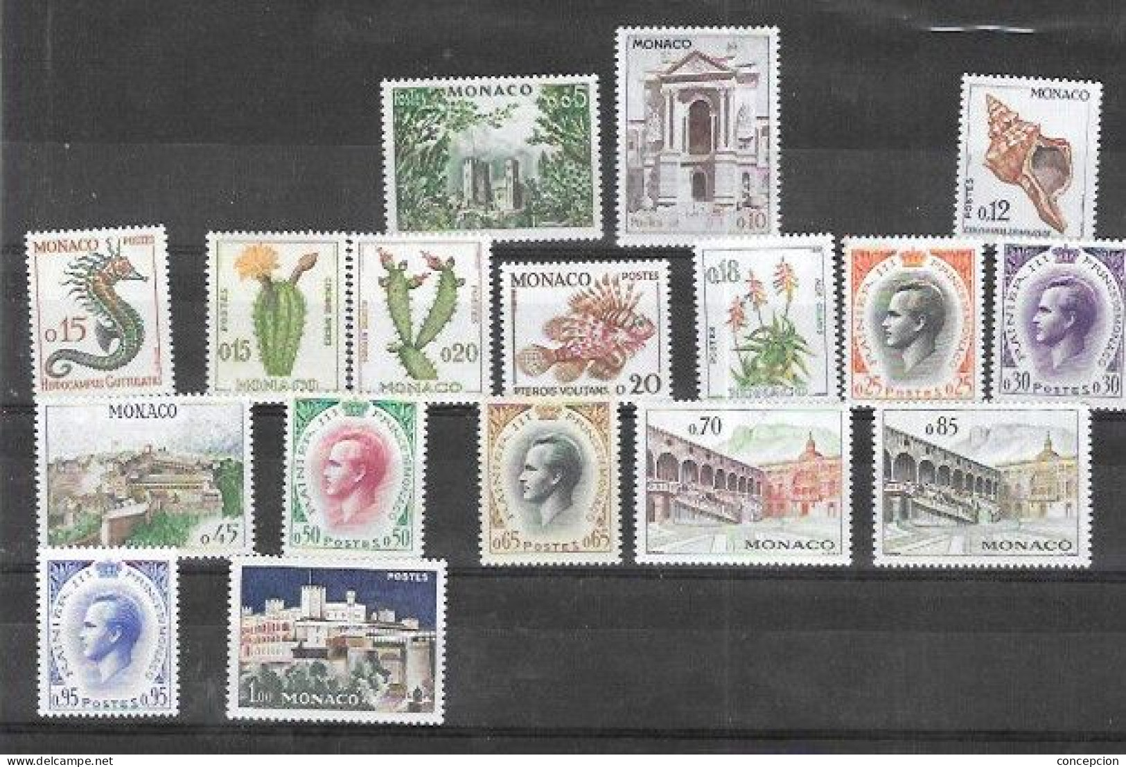 MONACO Nº 537Aal 550a Incompleta - Unused Stamps