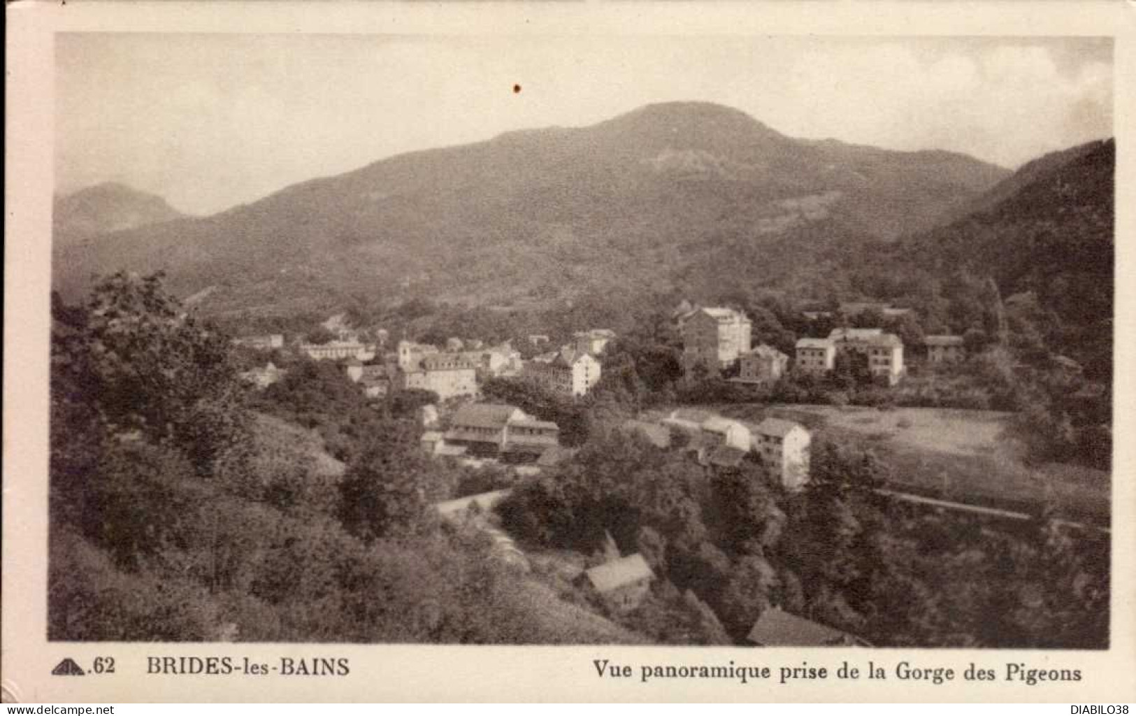 BRIDES-LES-BAINS  ( SAVOIE )   LOT DE 6 CARTES .HOTEL DE LA VANOISE.VUE PANORAMIQUE.ROYAL HOTEL .PLACE CENTRALE  . . . - Brides Les Bains