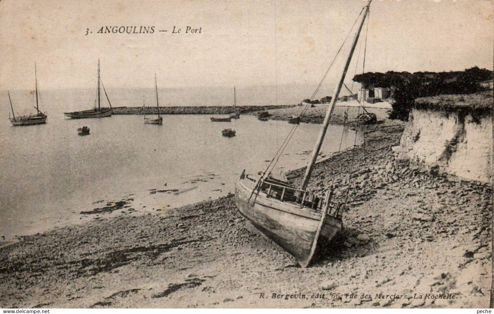 N°1070 W -cpa Angoulins -le Port- - Angoulins