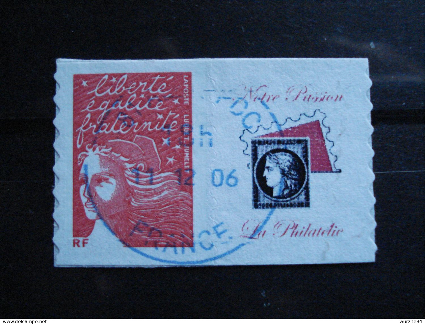 3729Aa TVP Rouge Petite  Vignette De 2004 Oblitéré Avec Cachet Rond ****** - Used Stamps