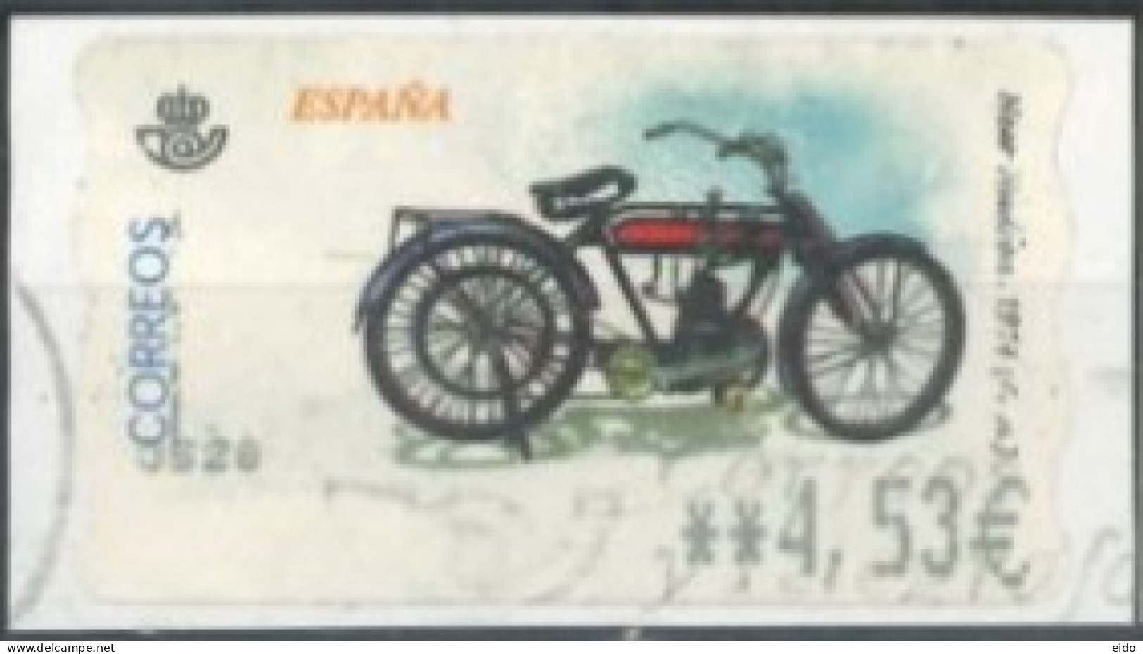 SPAIN- 2002, VANTIGE BICYCLES STAMP LABEL, USED. - Gebraucht
