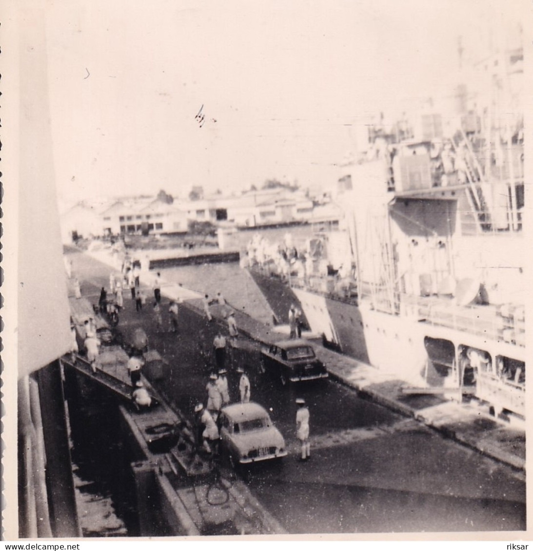 PHOTO(DAKAR) BATEAU DE GUERRE JEANNE D ARC - Bateaux