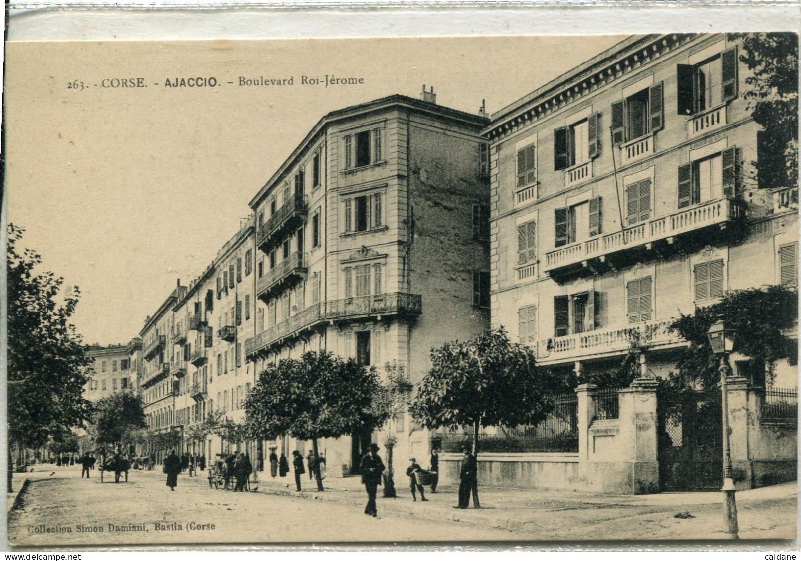 -2A- CORSE  - AJACCIO. -  Boulevard. Roi Jerome - Hotels & Gaststätten