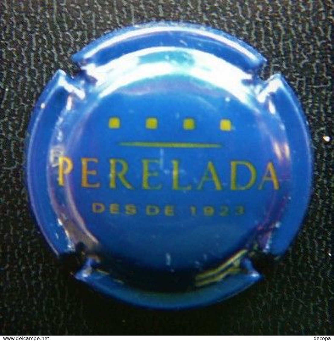 (dc-140) CAPSULE Cava  Perelada  Bleu Foncée - Donkerblauw - Schaumwein - Sekt