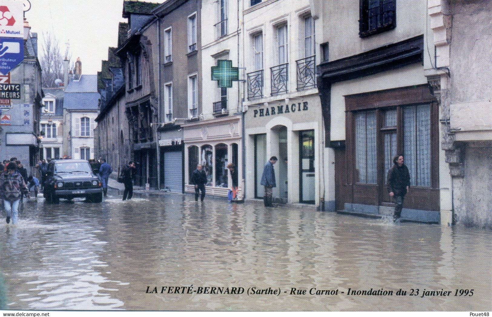 72 - LA FERTE BERNARD - Inondation 1995 - La Ferte Bernard