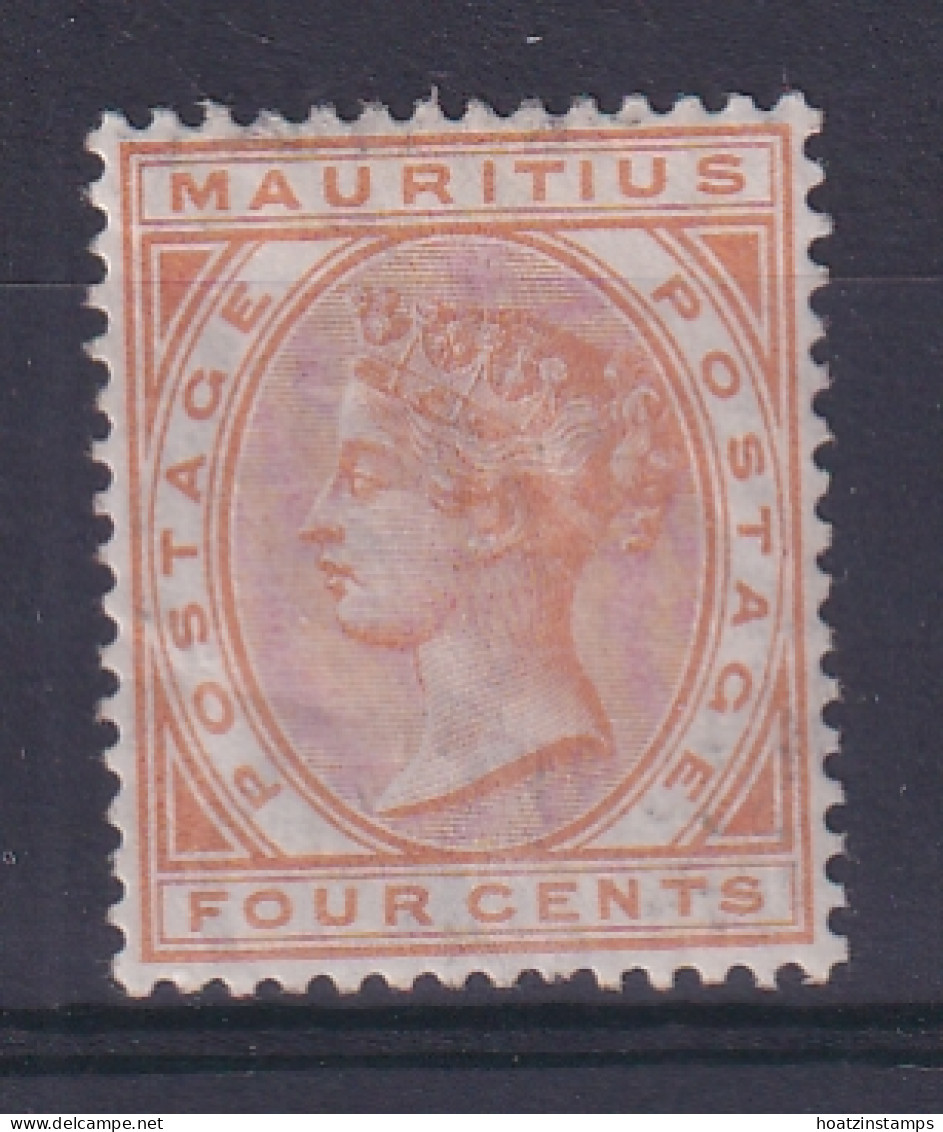 Mauritius: 1879/80   QV   SG93    4c      MH - Mauricio (...-1967)