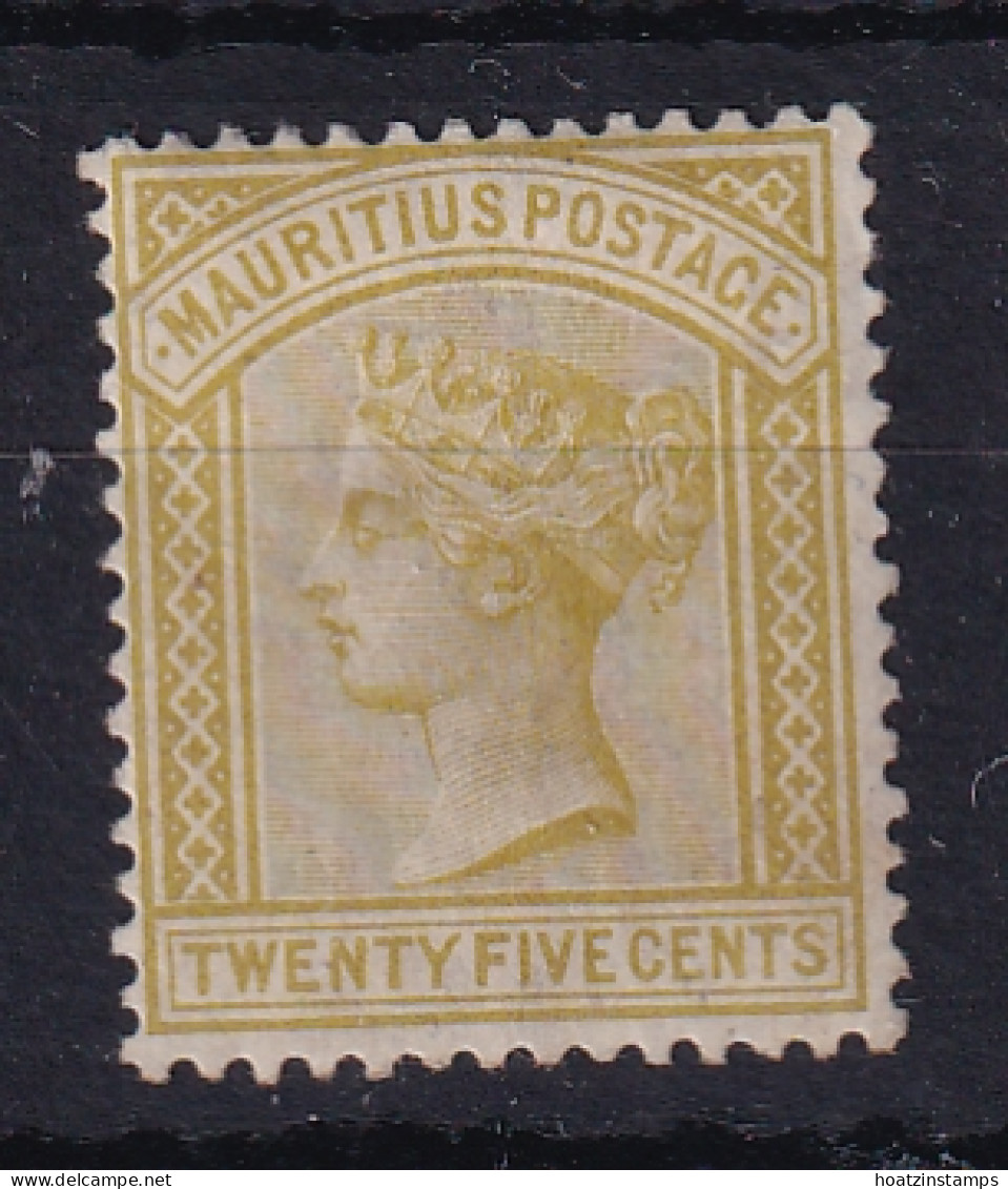 Mauritius: 1883/94   QV   SG110     25c      MH - Mauritius (...-1967)