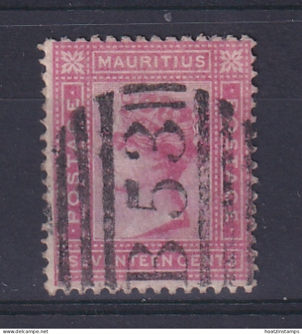 Mauritius: 1883/94   QV   SGxxx    17c   [with Crown CA Wmk]   Used - Maurice (...-1967)