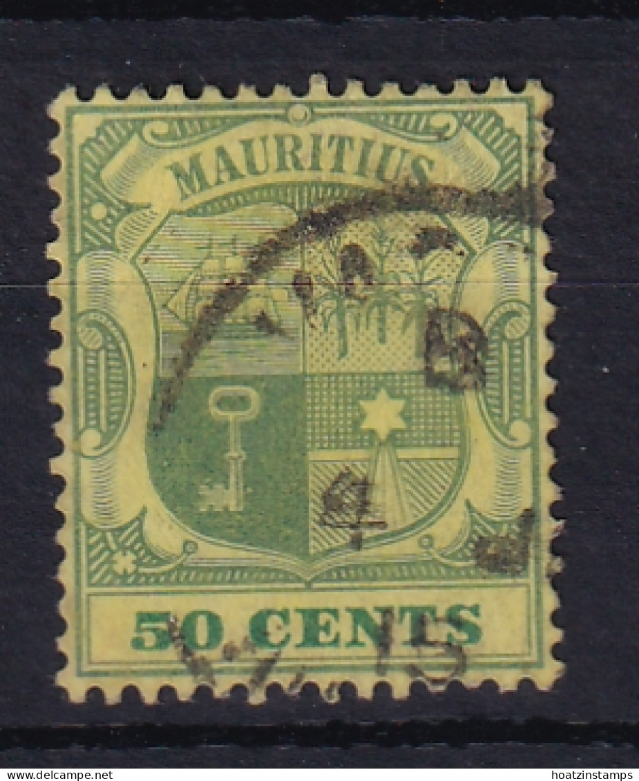 Mauritius: 1900/05   Badge    SG152     50c    Used - Mauricio (...-1967)